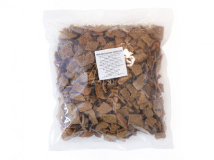 Рыба горячего копчения: Гренки черные со вкусом сыра