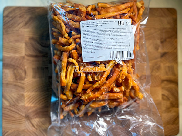 Нитка ЖАРЕНАЯ  Oktobersnack1 кг (сырный продукт) в Челябинске