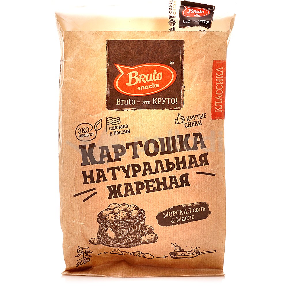 Картофель «Бруто» с солью 70 гр. в Челябинске