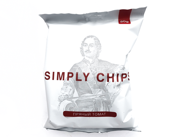 Картофельные чипсы "Simple chips" Пряный томат 80 гр. в Челябинске